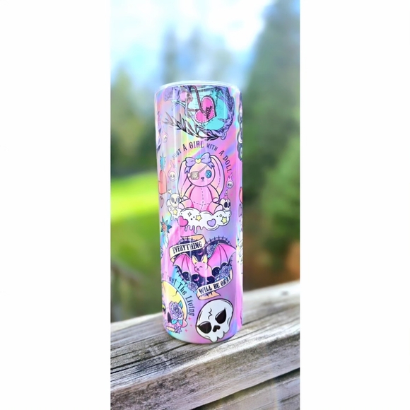 20oz spooky tumbler - Picture 2 of 4